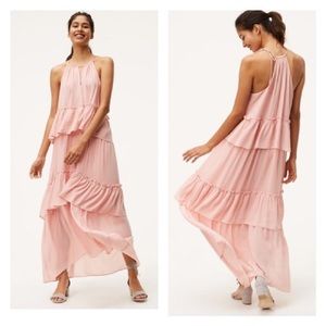 Ann Taylor Loft size L large pink dress